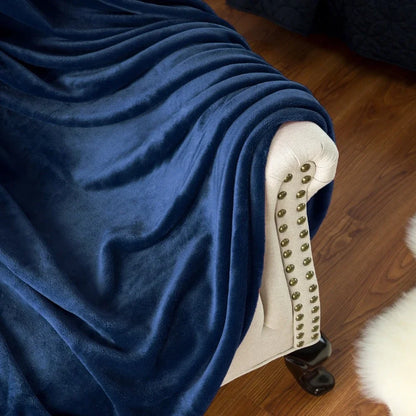 Coral Fleece Flannel Blankets Solid