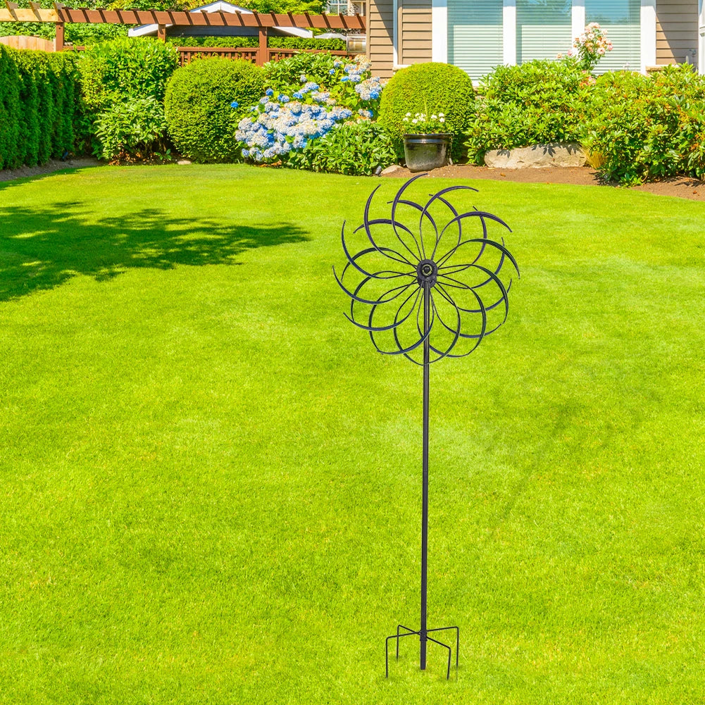 Public Craft Windmill Outdoor Wind Catcher Windmill Ornament for Yard Decoration
