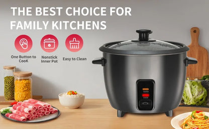1.8L Household Rice Cooker Multifunctional Mini Small Rice Cooker  Stainless Steel