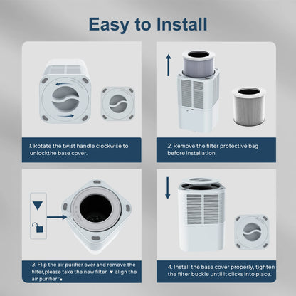 Air Purifier Smoke Odor Negative Ion Generator with Aromatherapy Air Cleaner