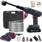 Power Blaster Plus Pressure Washer Cordless Portable Electric Water Spray Gun and Hose