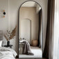 Full Length Mirror, 58"x18"  Rectangular Full Body Mirror with Stand for Bedroom, Living Room, Cloakroom