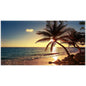 Beach Sunset Wall  Large Landscape Canvas Painting