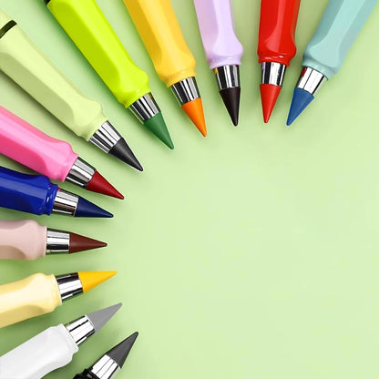 12pcs/set Color Eternal Pencil  Eco Friendly Student PaintingSupply