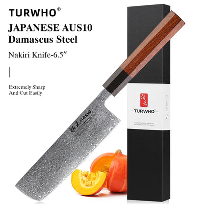 TURWHO Hand Forged Japanese Steel Kitchen Knives