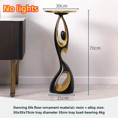 Home Decoration Art Light  Sculpture LED Floor Lamp