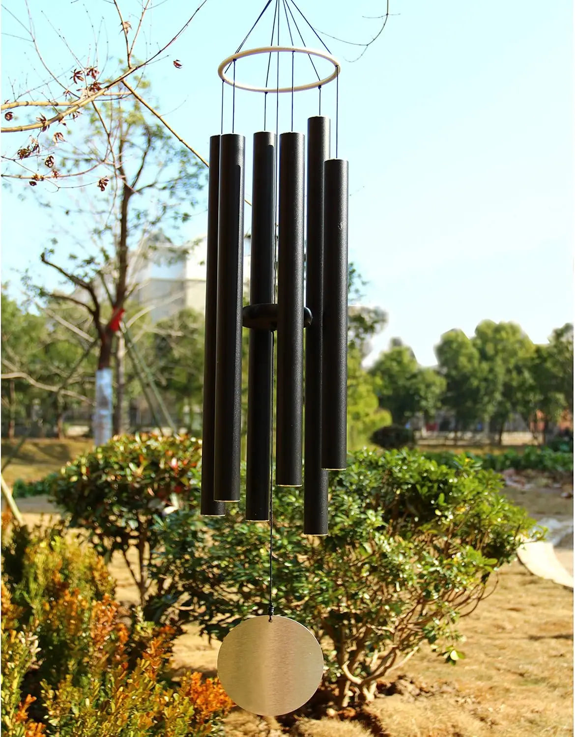 Large 42-Inch Deep Tone Wind Chimes for Outdoor Patio Garden Decor