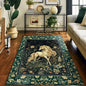 Magic Unicorn Plant Floral Carpet for Living Room Bedroom