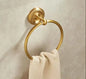 Bathroom Accessories Brass Antique Towel Rack,Paper holder Toilet Brush Holder,Towel Hanger Bath Hardware