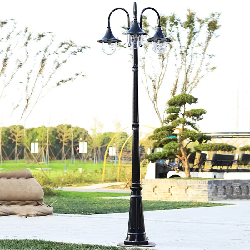 European-Style  Street Lamp  Waterproof Household Double-Head High Pole