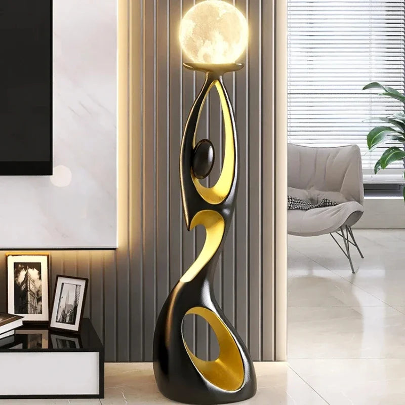 Home Decoration Art Light  Sculpture LED Floor Lamp