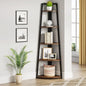 5 Tier Corner Bookshelf and Bookcase, 70 inch Tall Corner Shelves Standing Unit Indoor Plant Stand for Living Room (White)
