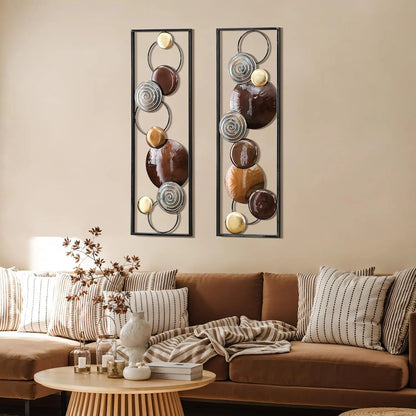 2 Pieces Abstract Wall Décor