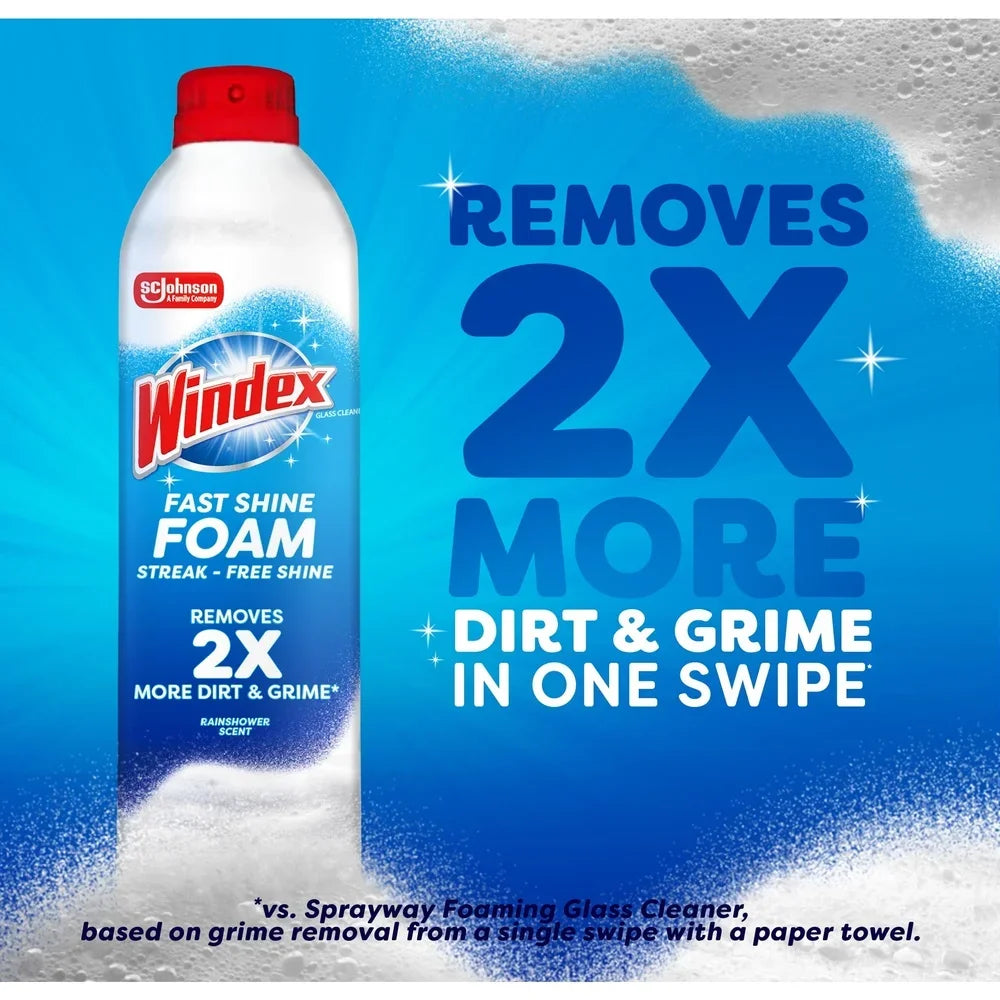 Fast Shine Foam Glass Cleaner