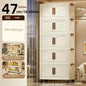 Foldable Storage Box with Clear Door - Spacious, Durable, - Ideal for Organizing Clothes, Books, Toys, and