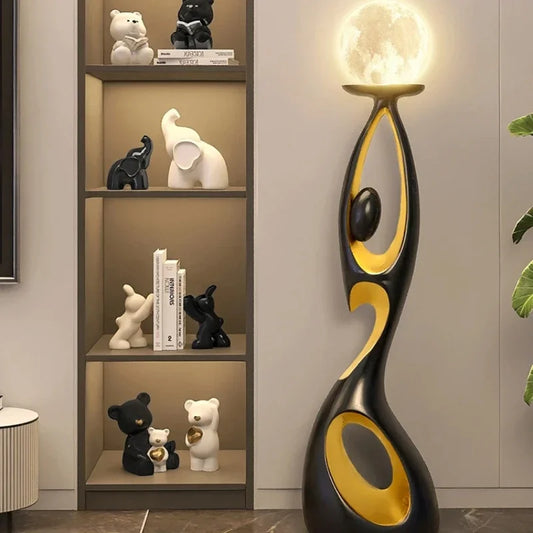 Home Decoration Art Light  Sculpture LED Floor Lamp