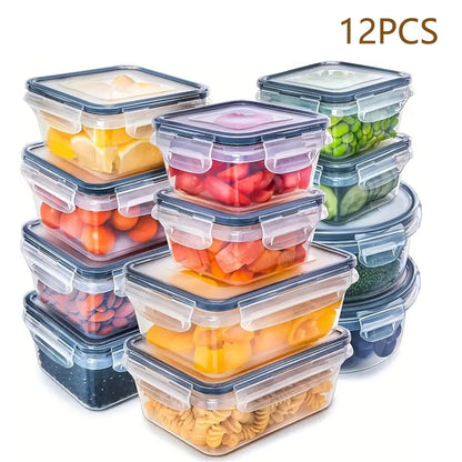 12pcs-set Food Airtight containers  BPA Free