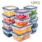 12pcs-set Food Airtight containers  BPA Free