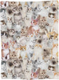 Cute Cat Throw Blanket