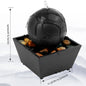 Tabletop Waterfall Home Decor  Desktop Fountain with Soft Lights Flowing Water Ornaments