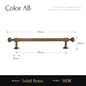 Santaya Brushed Antique Brass Handles Luxury Furniture Hardware