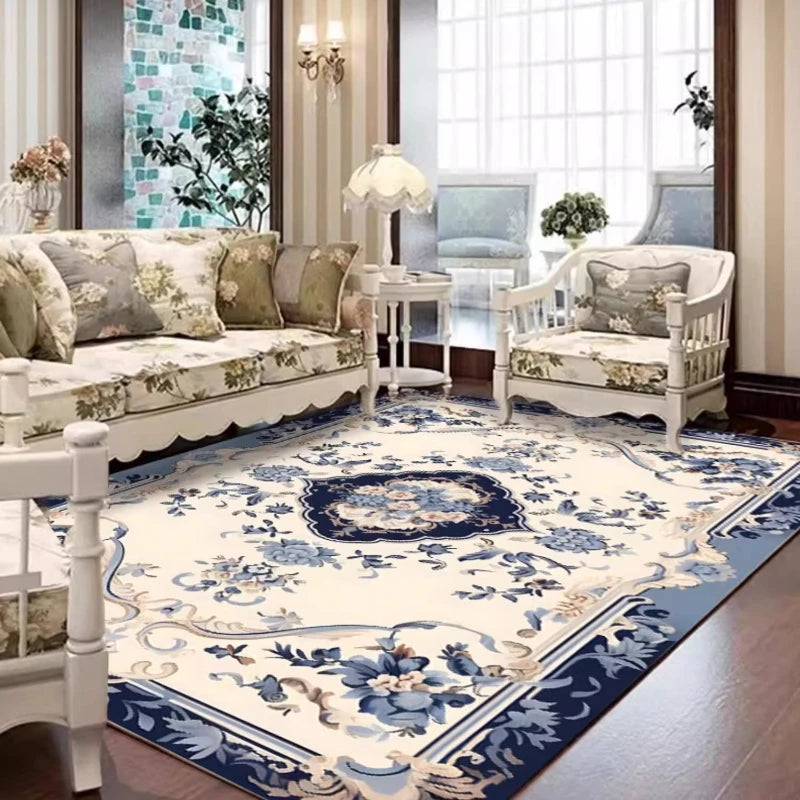 Pastoral Style Carpets for Living Room Bedroom Decor