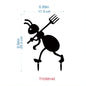 Charming Metal Ants for Garden - Outdoor Yard Ornaments and Lawn Stakes.