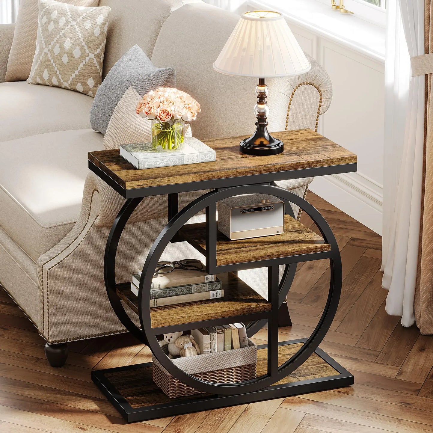 Tribesigns End Table for Living Room,