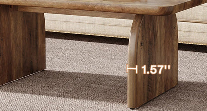 Rectangle Coffee Table,, Farmhouse Accent Center Low Cocktail