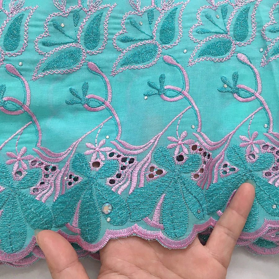 LACE African Nigerian Cotton Lace Fabrics