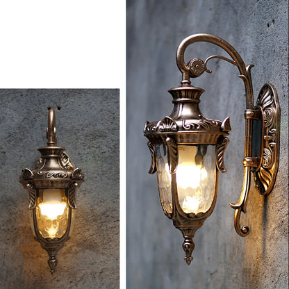 Decorative Outdoor Wall Sconces - Waterproof Porch & Exterior Lantern Lights for Garden Use