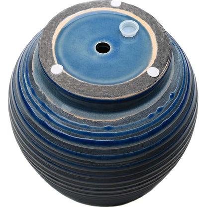 Ceramic Lynlee Planter 10 Inch Round Pot with Drainage Holes W