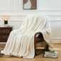 Throw Blanket Ultra-Soft Faux Rabbit Fur