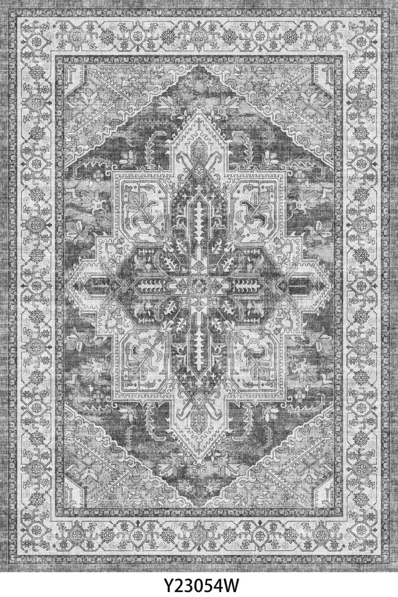 Retro  Turkish Persian Rug for Living Room Bedroom