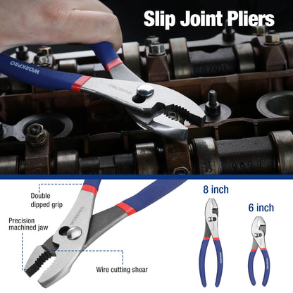 WORKPRO 7-piece  Pliers Set for DIY
