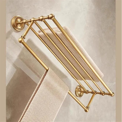 Bathroom Accessories Brass Antique Towel Rack,Paper holder Toilet Brush Holder,Towel Hanger Bath Hardware