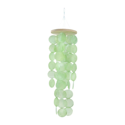 Sea Shell Wind Chimes Decoration 12x45cm for Trees, Fences Lightweight
