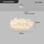 Exquisite Leaves Dimmable LED Ceiling Lights White Remote Control