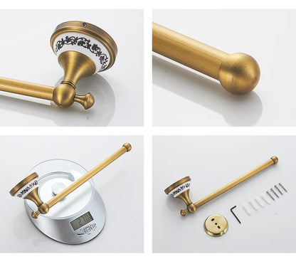 Antique Bronze Bathroom Hardware Set