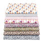 8PCS Pack Square Multicolor Printed Cotton Fabric For Sewing Quilt