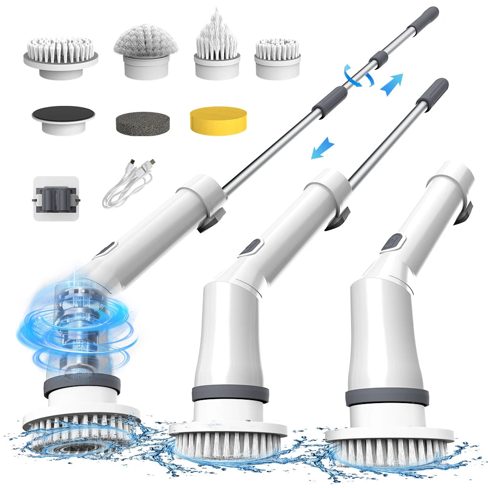 Viladepot Electric Cleaning Brush 9 in 1 Multifunctional Wireless Brush
