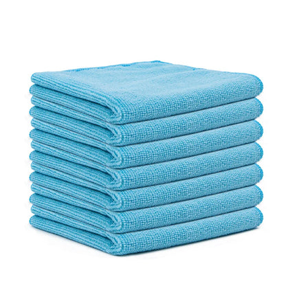 Microfiber Cleaning Cloth 12 Pack Cleaning Towels with 4 Color Assorted 11.5"X11.5"