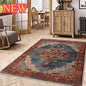 Persian Luxury Rugs for Retro Red Decor Carpets for Living Room