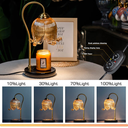 Tulip Flower Warm Candle Lamp