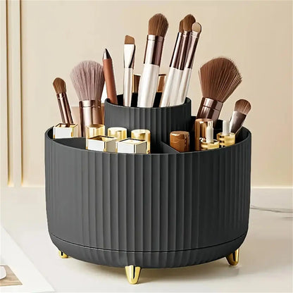 360° Rotating Makeup Organizer - 1pc with 5 Compartments