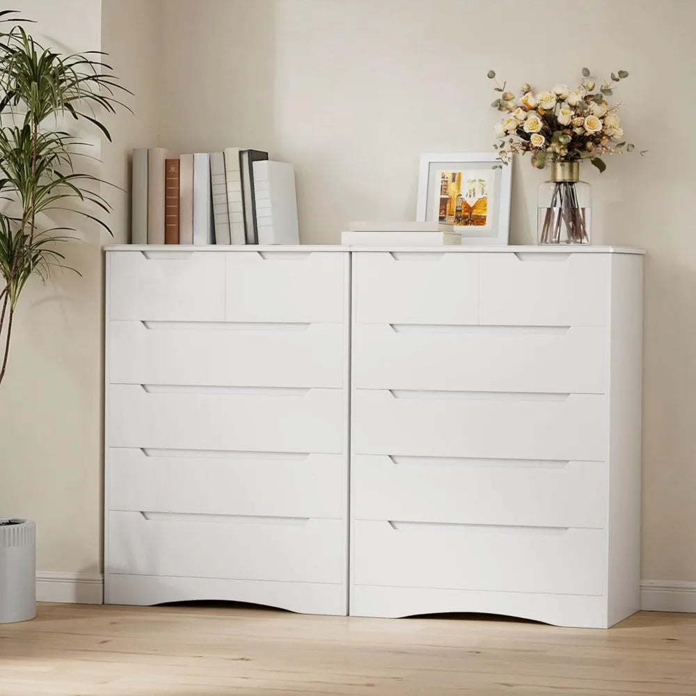6 Drawer Dresser, Chest of Drawers  for Bedroom, Tall Dresser