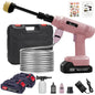 Power Blaster Plus Pressure Washer Cordless Portable Electric Water Spray Gun and Hose