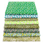8PCS Pack Square Multicolor Printed Cotton Fabric For Sewing Quilt