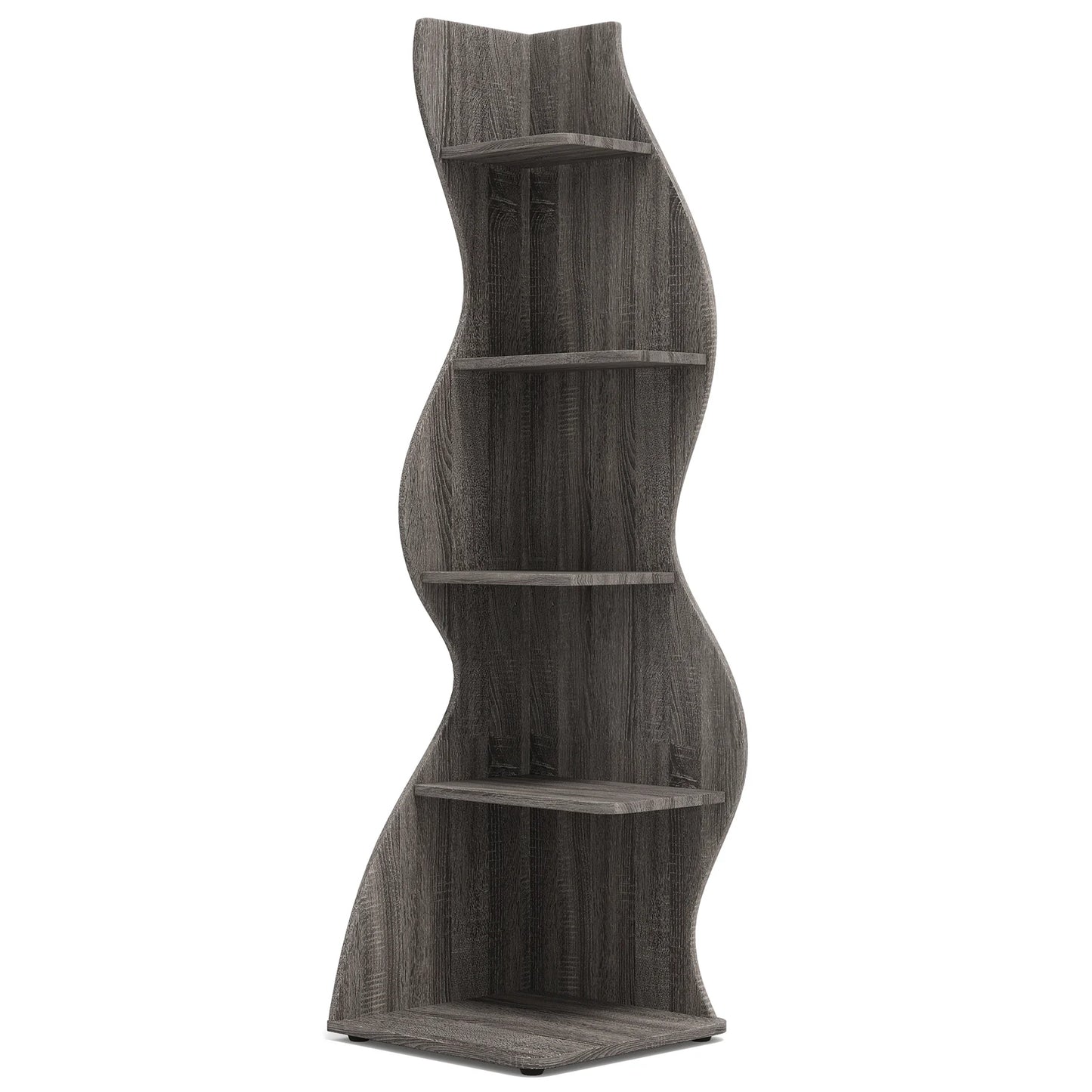Tribesigns Corner Shelf, Modern 5-Tier Wall