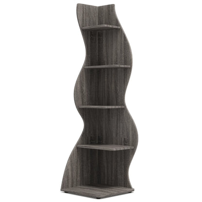 Tribesigns Corner Shelf, Modern 5-Tier Wall